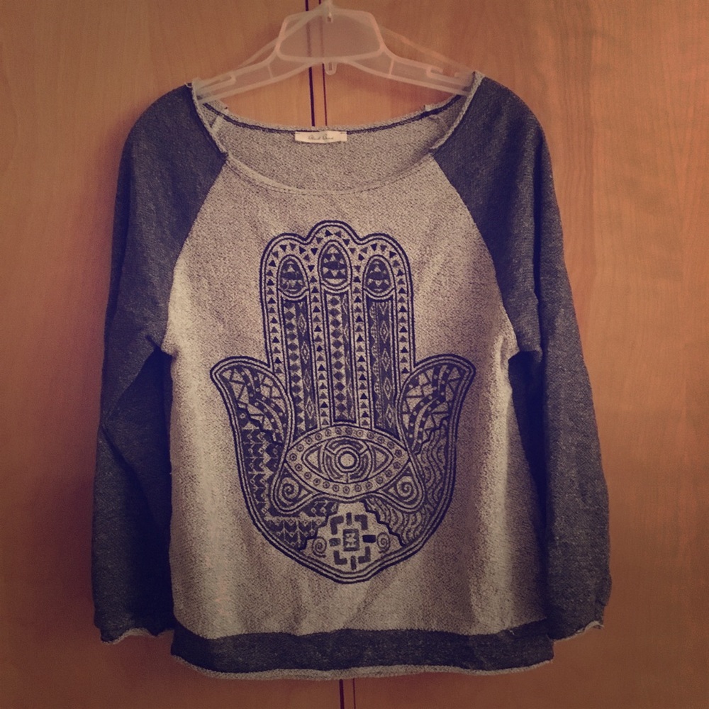 Hand sweatshirt